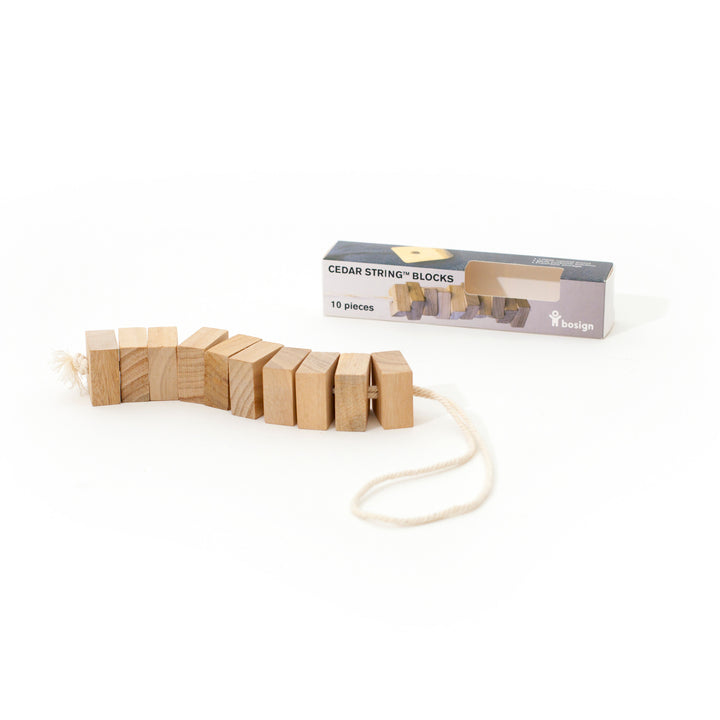 Cedar String Blocks™ (10 pcs)
Aromatic fresheners for your storage
White Cedar wood