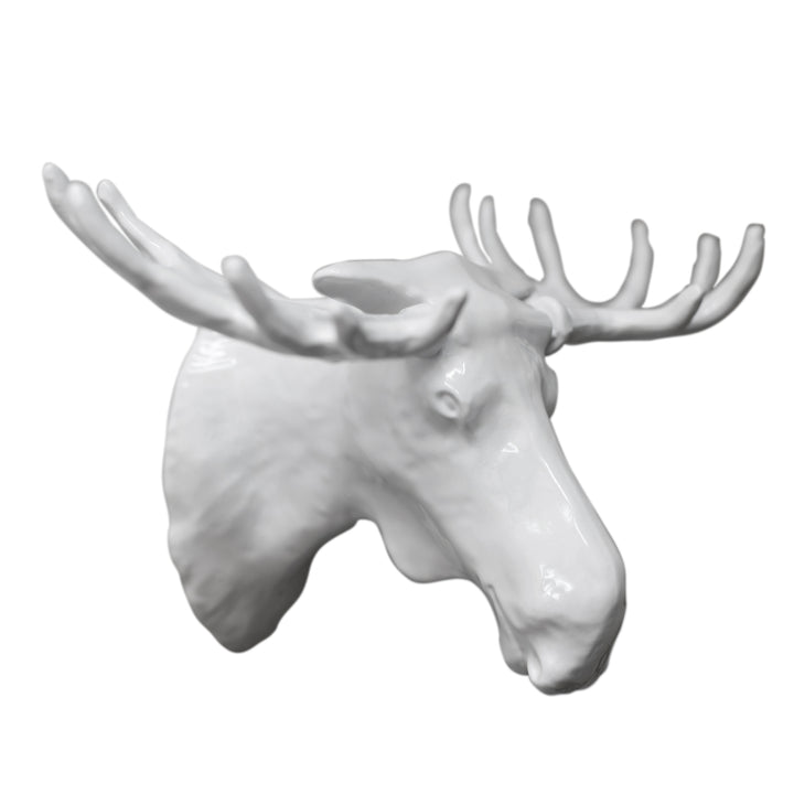 Wall hanger, Moose Hook
White
Lacquered cast zink